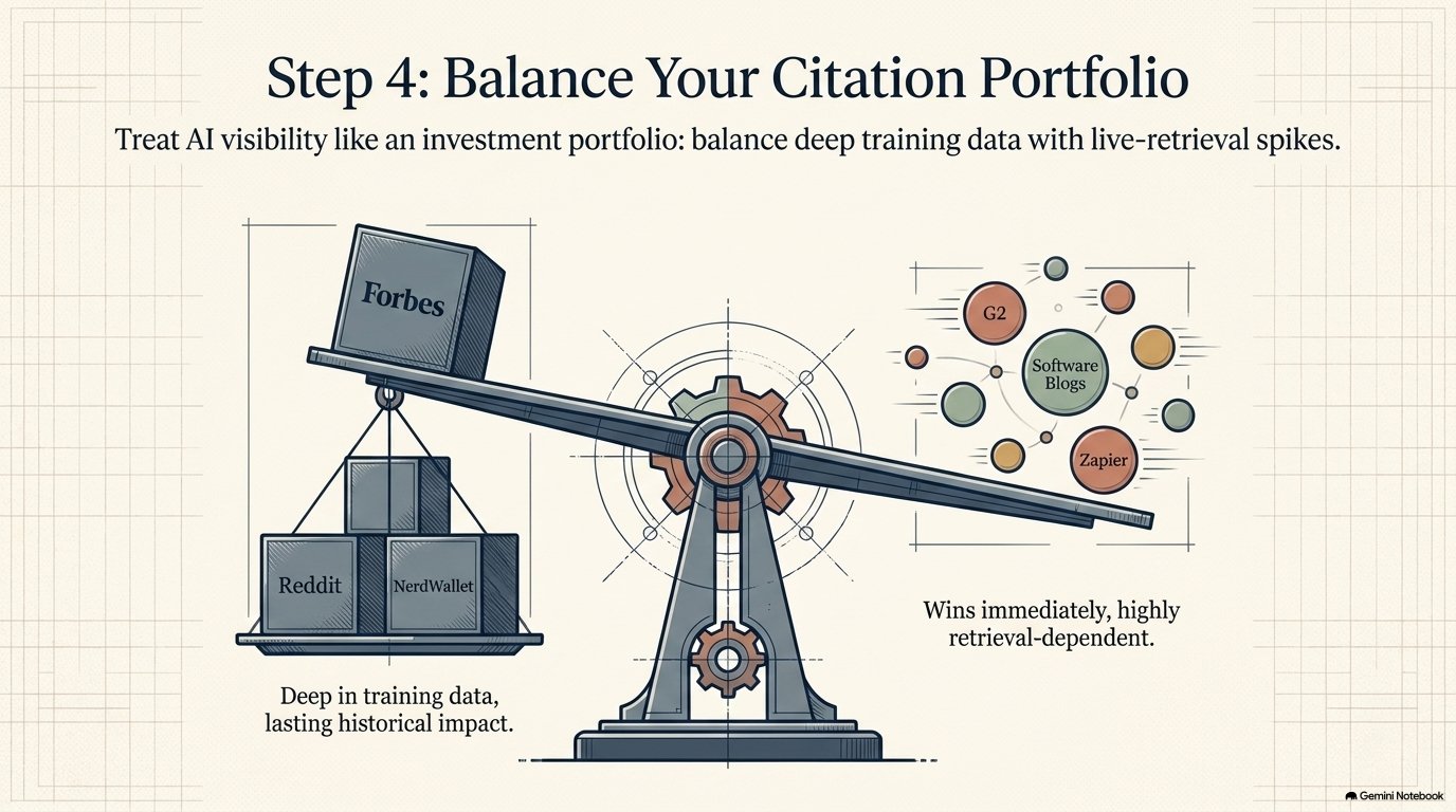 Illustration of a scale balancing deep training data against live-retrieval spikes